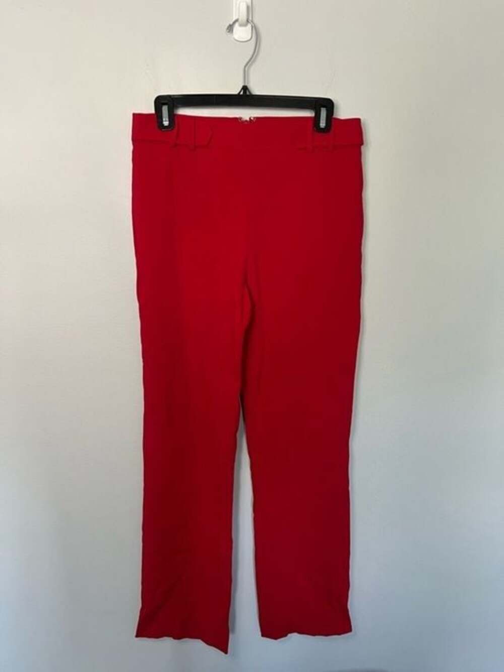 Marciano Vibrant Red Straight-Leg  Pants size US 10